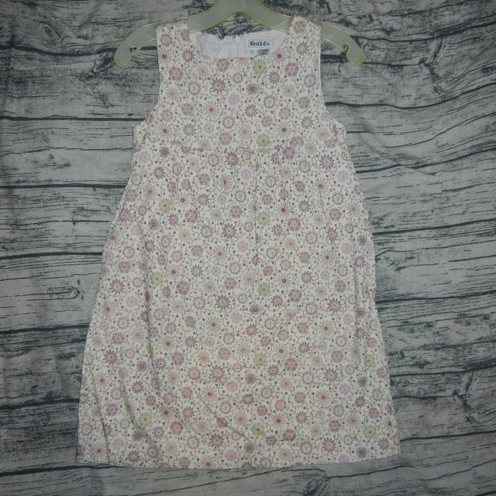 Best & Co Lavender flower Jumper pinafore dress  12